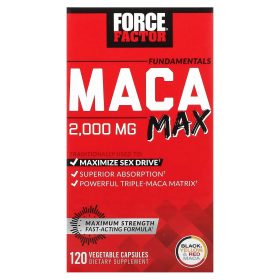 Force Factor Maca 2000mg Max 120 caps